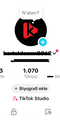 1K TAKİPÇİLİ TIKTOK HESABI CANLI AKTİF 1K TAKİPÇİLİ TIKTOK HESABI CANLI AKTİF