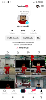 1K Takipcili Tiktok Keşfet Hesabi