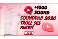 (1k+)Troll + Kız Ses Paketi | 2026 SoundPad
