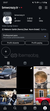 1M+ Reels’li Araba Sayfası | 2810+ TAKİPÇİLİ
