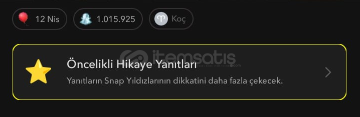 ⚡️ 1.01M Snap Puanlı Temiz Snapchat Hesabı ⚡️ ⚡️ 1.01M Snap Puanlı Temiz Snapchat Hesabı ⚡️