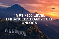 ✅️1MR +900 LEVEL ENHANCED/LEGACY FULL UNLOCK