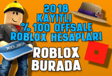 ✨ 1x 2018 Kayıtlı %100 Offsale Roblox Hesabı!!