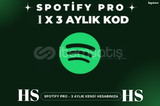 ⭐1x 3 AYLIK SPOTİFY PREMİUM KOD⭐