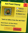 1x Ant Field Stamp
