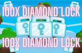 ✅ 1x Blue Gem Lock | (100 DL) ✅