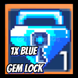 1x Blue Gem Lock