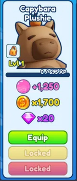 1x capybara 