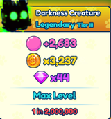 1x Darkness Creature - BGSI