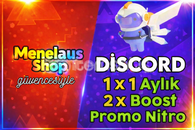 1X DİSCORD NİTRO PROMO KOD+GARANTİ