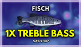 1x Exotic Treble Bass Fisch