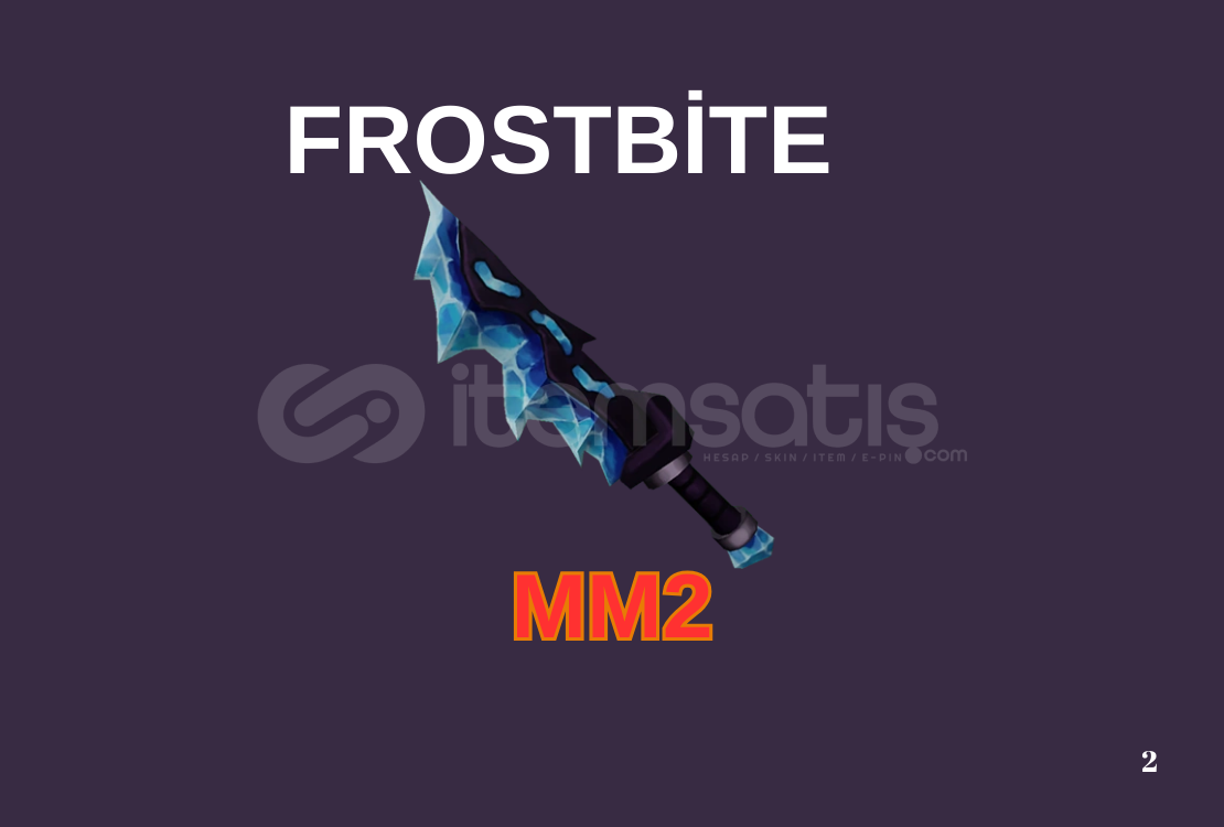 (1x) FROSTBİTE MurderMystery2. (1x) FROSTBİTE MurderMystery2.