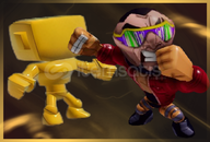 1x Gold Warrior + 1x Cool Guy Larry