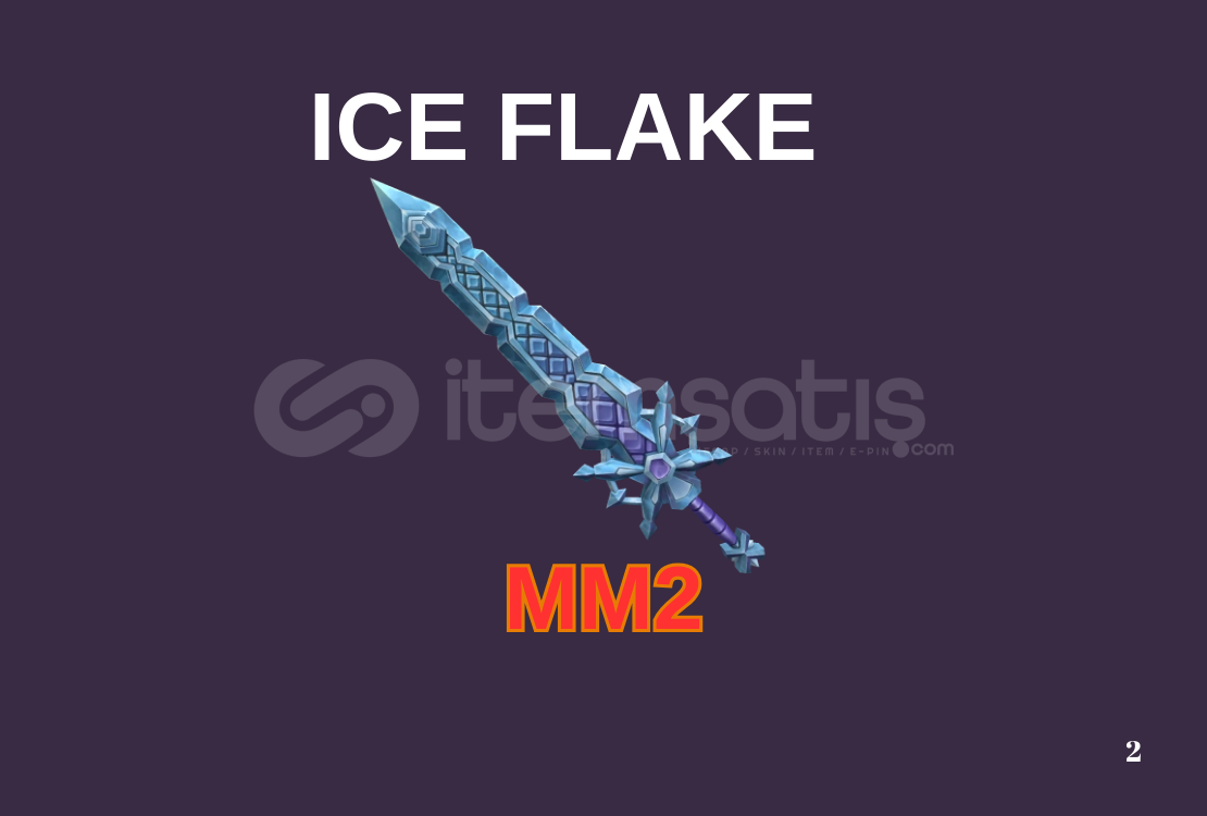 (1x) ICE FLAKE MurderMystery2. (1x) ICE FLAKE MurderMystery2.