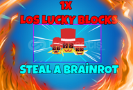 1x Los Lucky Blocks I Steal a Brainrot