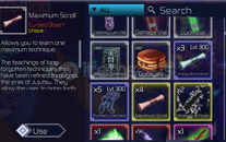 1x Maximum Scroll (Jujutsu Infinite)