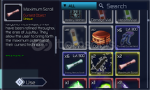 1x Maximum Scroll (Jujutsu Infinite)