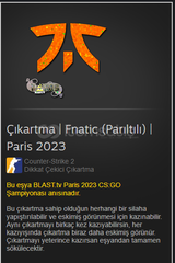 1X PARILTILI Fnatic EN UYGUN FİYAT!