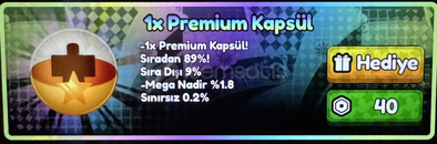 1x Premium Kapsül 1x Premium Kapsül