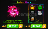 1x Robux Pack | Volleyball Legends