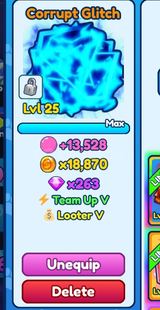 1x Shiny Corrupt Glitch 