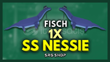 2x Sparkling Shiny Nessie Fisch