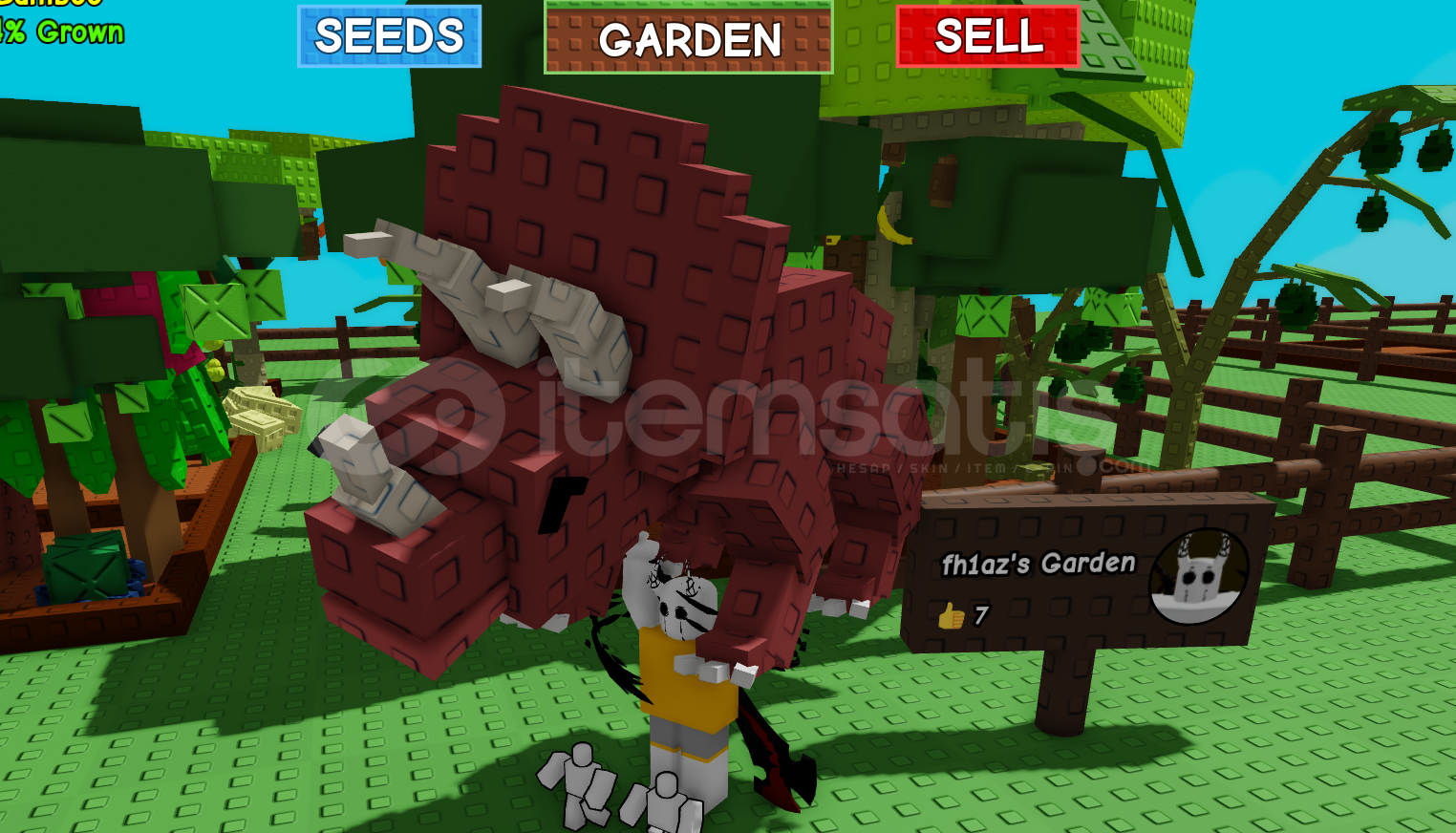 1X Triceratop GROW A GARDEN ( GAG ) 1X Triceratop GROW A GARDEN ( GAG )