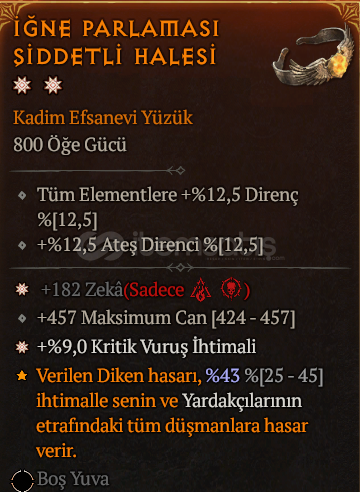 2/3 Perfect 3 Build Necro Yüzüğü AÇIKLAMA BAK 2/3 Perfect 3 Build Necro Yüzüğü AÇIKLAMA BAK