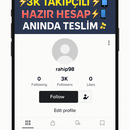 2️⃣ ???? 3.000 TAKİPÇİLİ TİKTOK HESAP ⭐ GÜVENİLİR 