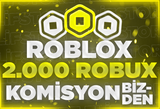 (2,858) 2000 Robux Komisyon Bizden