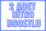 2 Adet 1 Aylık 2x Boost Nitro
