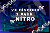 ✴️ | 2 Adet 1 Aylık Discord Nitro (2x Boost)