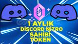 2 Adet 1 Aylık Discord Nitro Token (Açıklama)