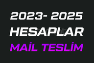 2 ADET 2023-2025 Kurulum Mailli Hesaplar