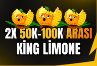 ⭐2 Adet(50K-100K) KiNG LiMONE⭐PLANT VS BRAiNROT ⭐2 Adet(50K-100K) KiNG LiMONE⭐PLANT VS BRAiNROT
