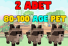 ✅2 Adet 75 AGE Pet | Grow a garden