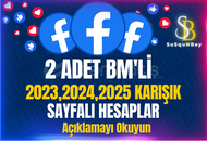 2 ADET BM 2023,2024,2025 KARIŞIK SAYFA HESAPLAR