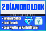 2 ADET DİAMOND LOCK - UCUZ