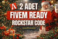 ⭐ 2 Adet Fivem Ready Rockstar Reedem Code ⭐