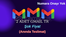 { 2 Adet Gmail Tr } ⚡️ KALİTE-HIZ-GÜVEN ⚡️