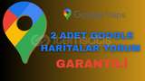 2 ADET GOOGLE HARİTALAR YORUM GARANTİ ⭐⭐⭐⭐⭐