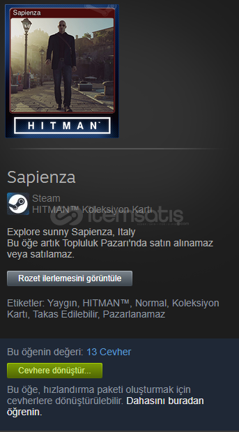 ⚡ 2 ADET HITMAN™ Koleksiyon Kartı 7/24 ⚡ ⚡ 2 ADET HITMAN™ Koleksiyon Kartı 7/24 ⚡