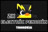 ⭐2 ADET HUGE ELECTRIC PENGUIN⭐PS99