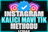 ( 2 ADET ) İNSTAGRAM KALICI MAVİ TİK METHOD