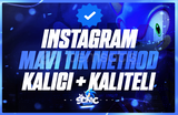 ⭐️[2 ADET] İNSTAGRAM MAVİ TİK METHOD⭐️