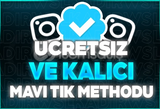 ⭐️İNSTAGRAM MAVİ TİK METHOD [KALICI]⭐️