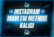 ⭐️[2 ADET] İNSTAGRAM MAVİ TİK METHOD [KALICI]⭐️