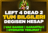 [2 ADET] Left 4 Dead 2 + Online Herşeyi Değişen