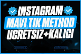  2 ADET MAVİ TİK✔️ METHODU ÜCRETSİZ+KALICI