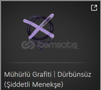 2 adet Mühürlü Grafiti | Dürbünsüz 